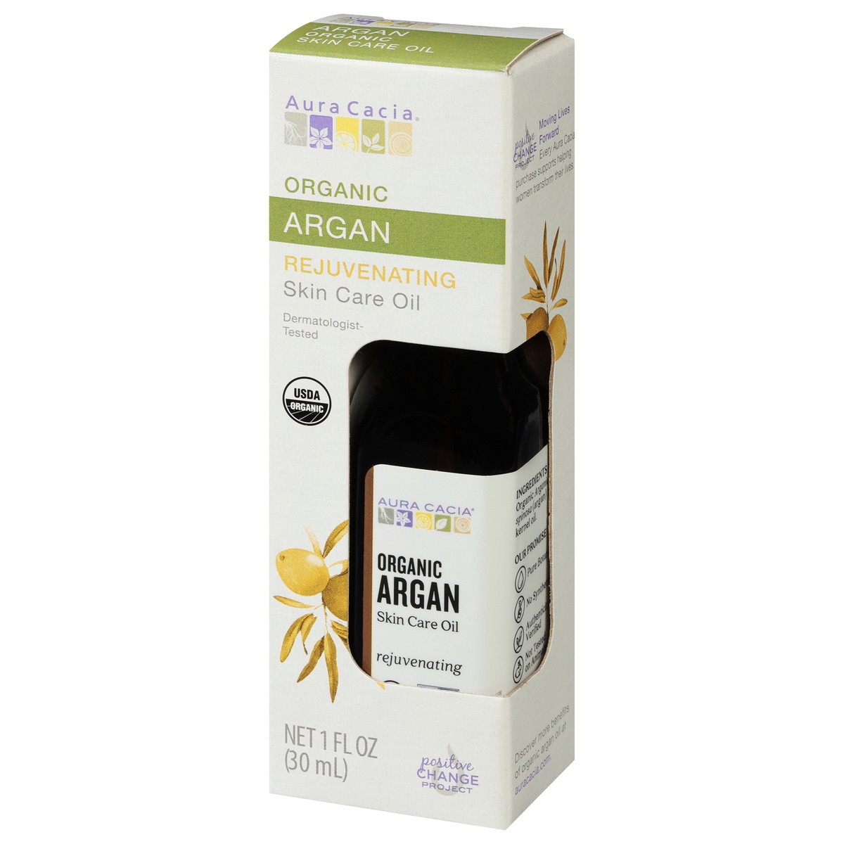 slide 3 of 9, Aura Cacia Organic Argan Rejuvenating Skin Care Oil 1 fl oz, 1 fl oz