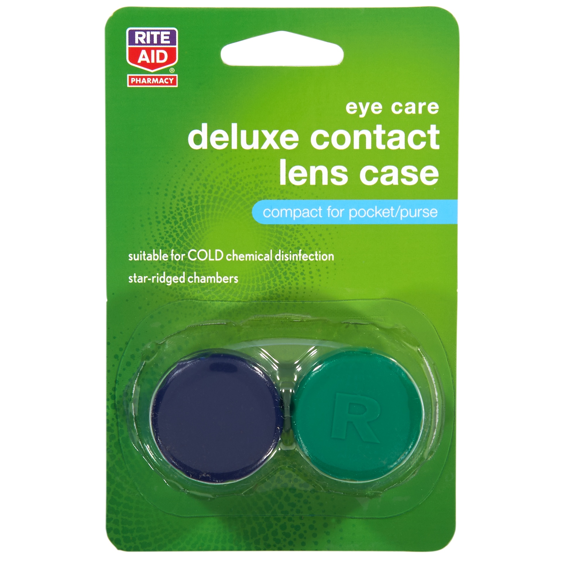 slide 1 of 2, Rite Aid Eye Care Deluxe Contact Lens Case, 1 ct