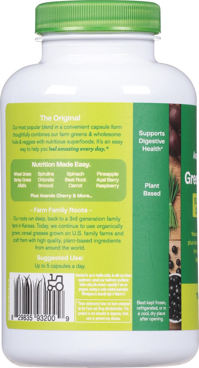 slide 2 of 9, Amazing Grass Green Superfood Original Capsules, 150 ct