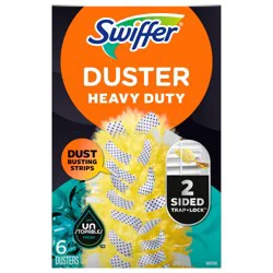 Swiffer Dusters Heavy Duty Multi-Surface Duster Refills for Cleaning, Unstopables, 6 Count