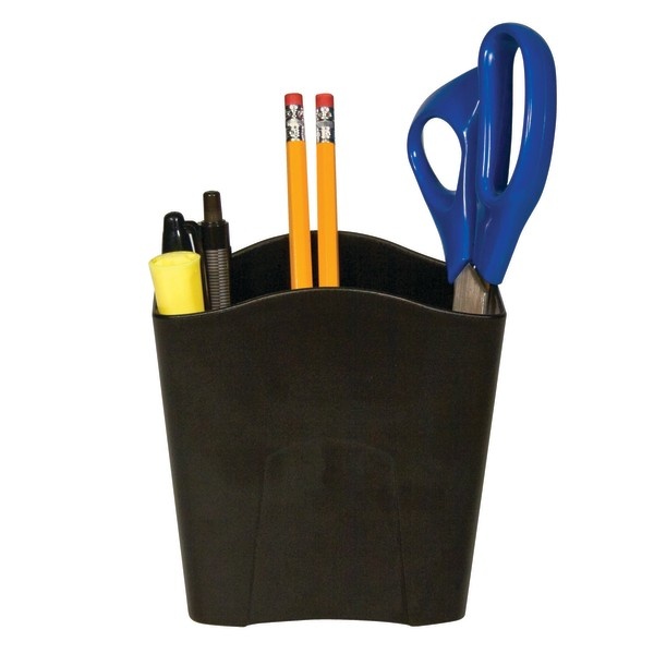 slide 1 of 1, Office Depot Brand Jumbo Pencil Holder, Black, 1 ct