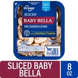 Kroger Baby Bella Sliced Mushrooms