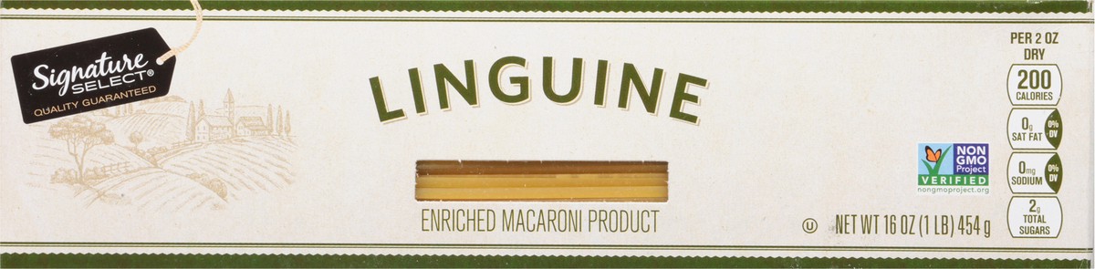 slide 7 of 9, Signature Select Linguine 16 oz, 16 oz