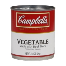 slide 1 of 1, 7.25Z Ind Soup Vegetable E Campbell's, 1 ct