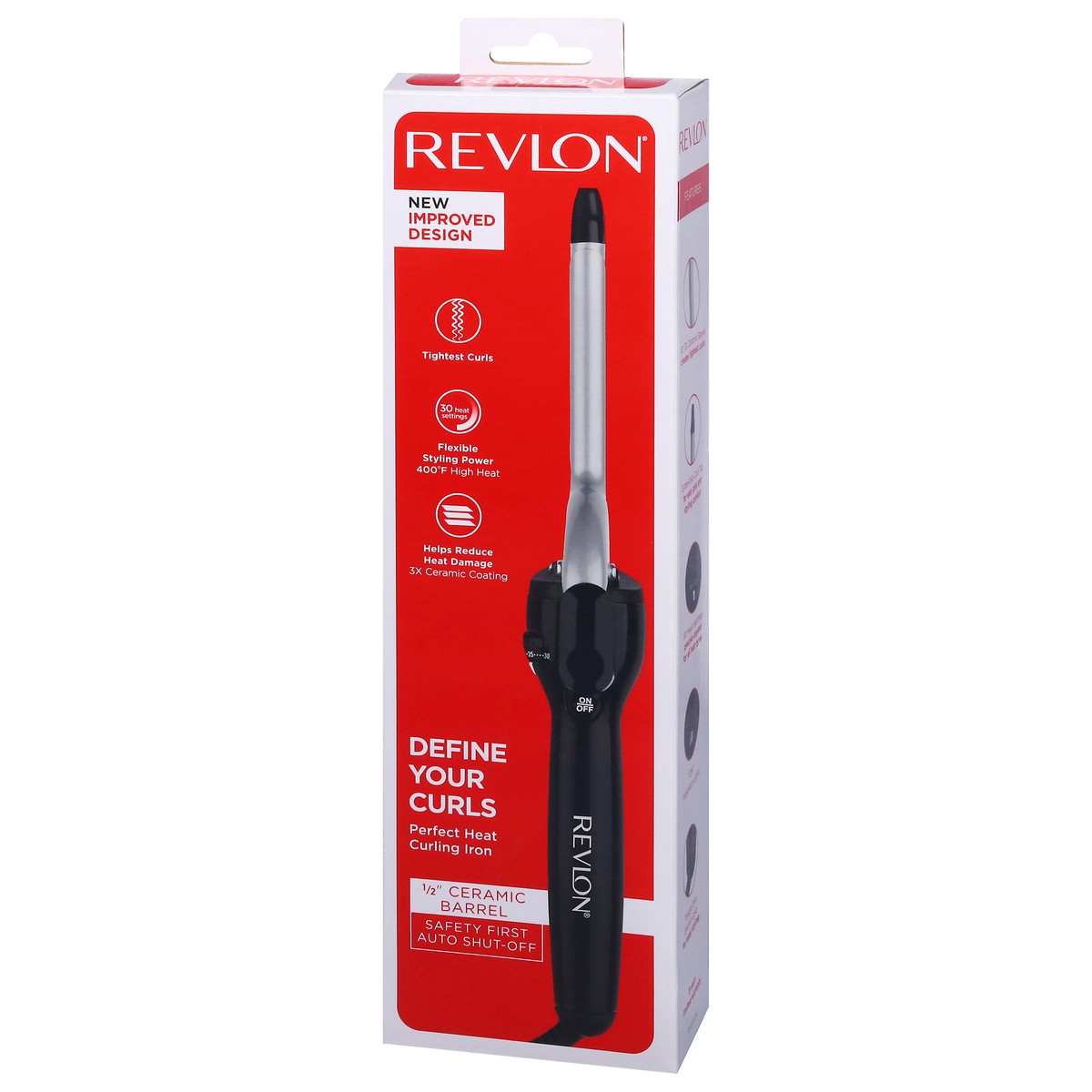 slide 13 of 13, Revlon Perfect Heat Ceramic 1/2" Curling Iron, 1 ct