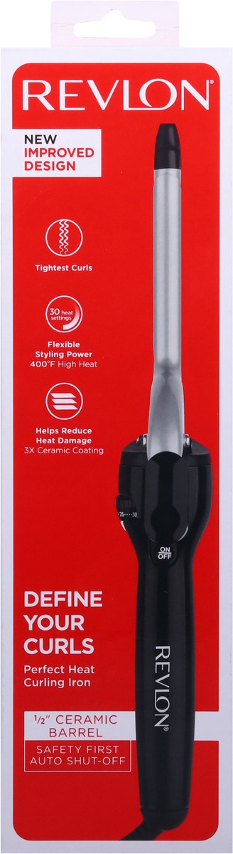 slide 7 of 13, Revlon Perfect Heat Ceramic 1/2" Curling Iron, 1 ct