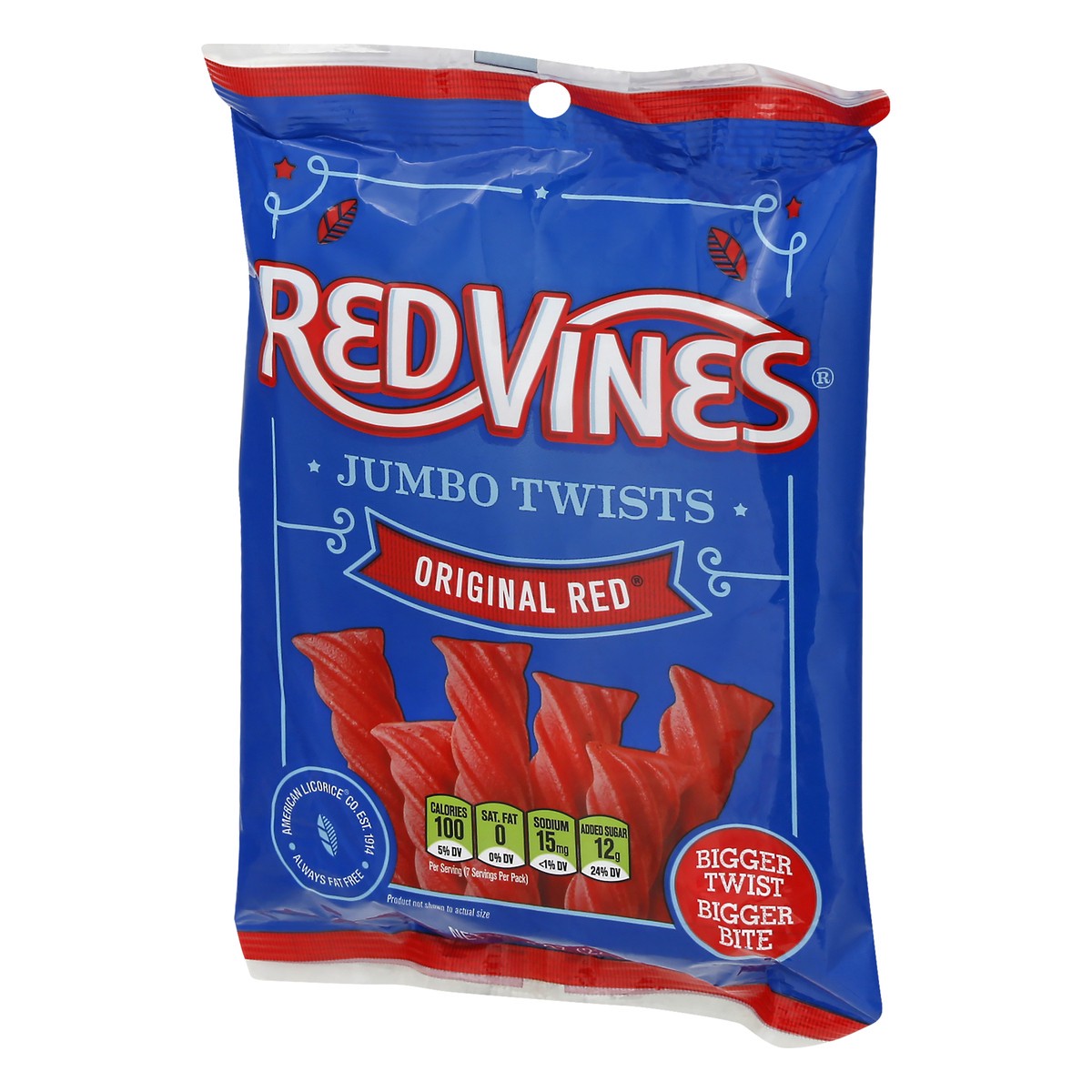 slide 4 of 9, Red Vines Jumbo Twists Original Red Candy 8.0 oz, 8 oz