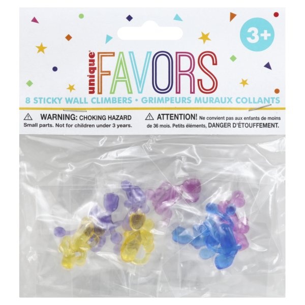 slide 1 of 1, Unique Industries Sticky Wall Climbers, 8 ct