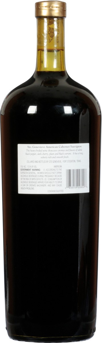 slide 2 of 9, Ste. Genevieve Winery Cabernet Sauvignon, 1.5 liter