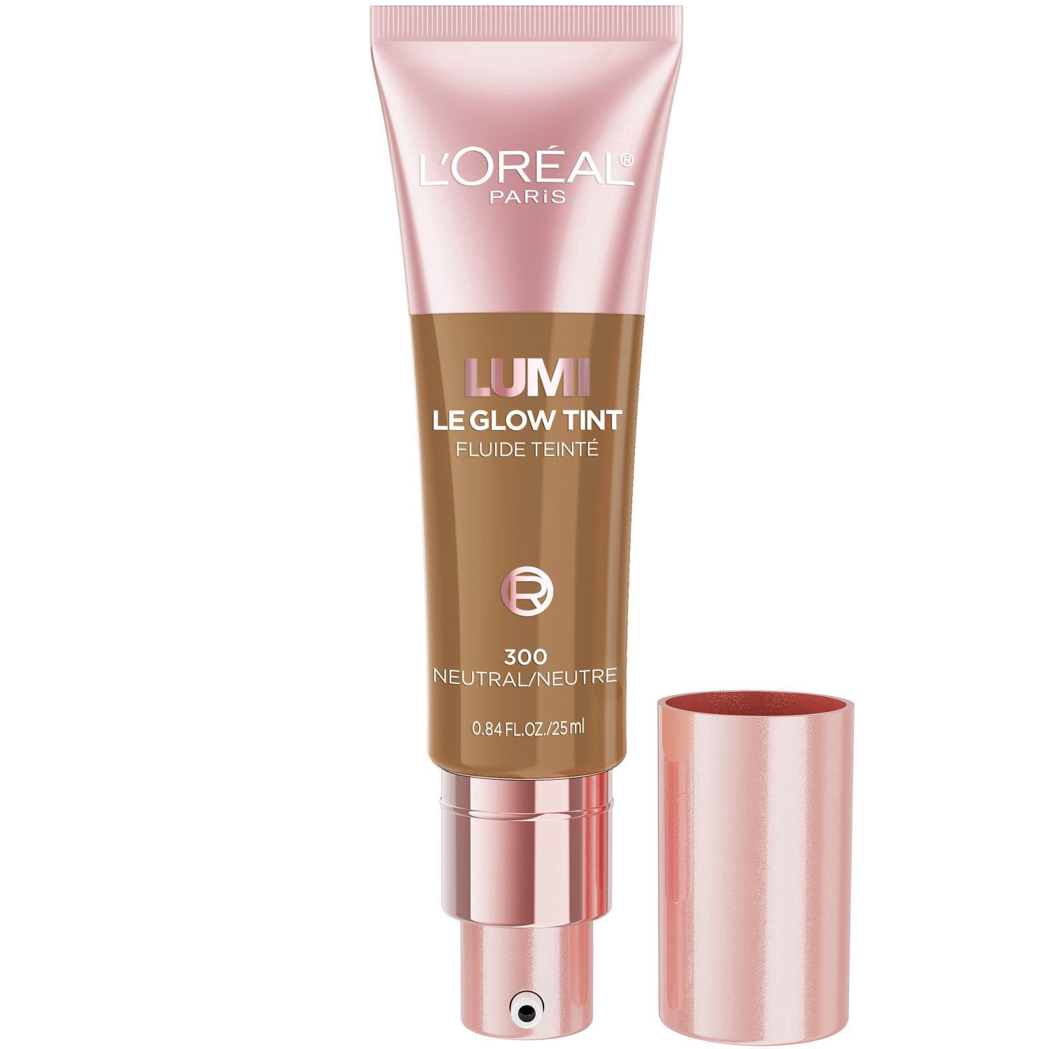 slide 1 of 1, LOREAL L'Oreal Paris Lumi Skin Glow Tint, Medium Deep W300, 0.85 oz