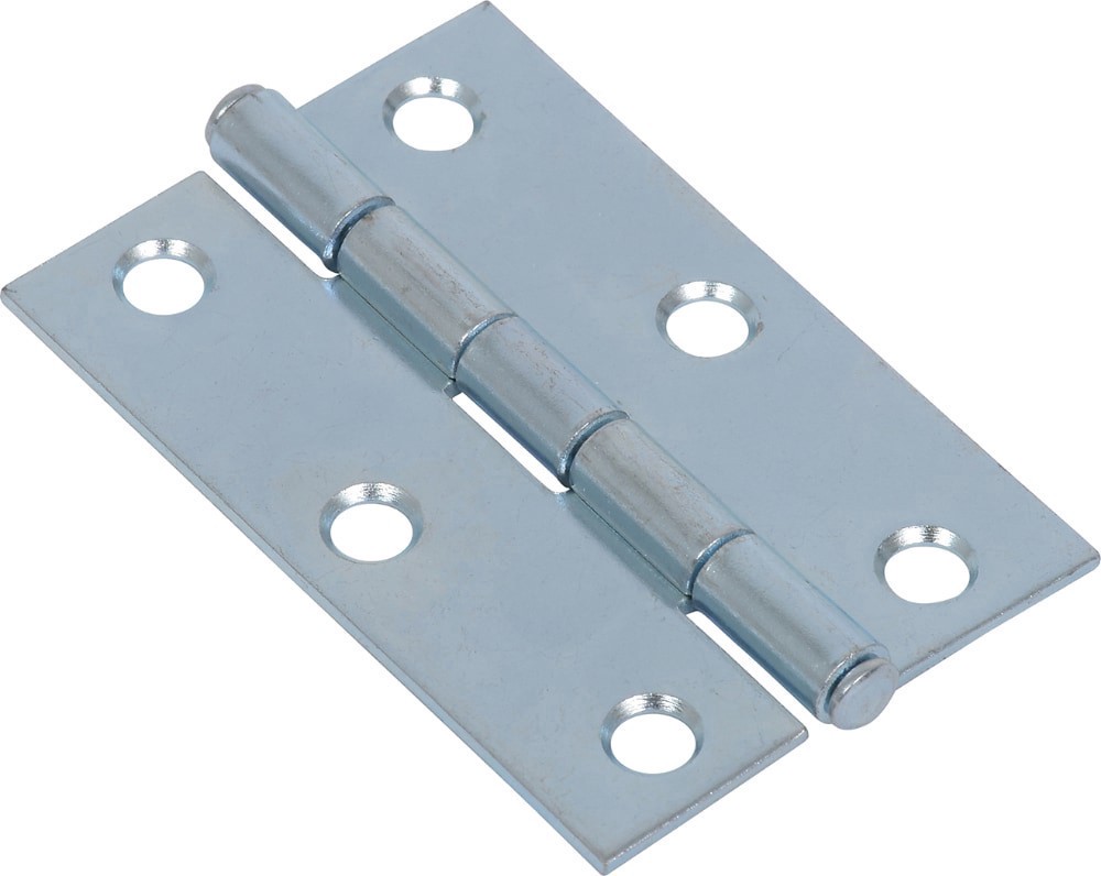 slide 1 of 1, Hillman Hinge-Fixed Pin - Zinc, 2.5 in