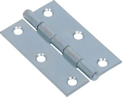 Hillman Hinge-Fixed Pin - Zinc