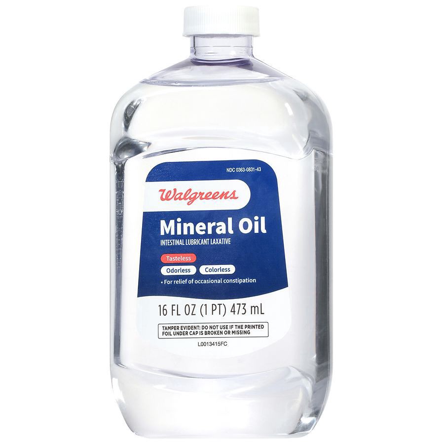 slide 5 of 5, Walgreens Mineral Oil Intestinal Lubricant Laxative, 16 fl oz