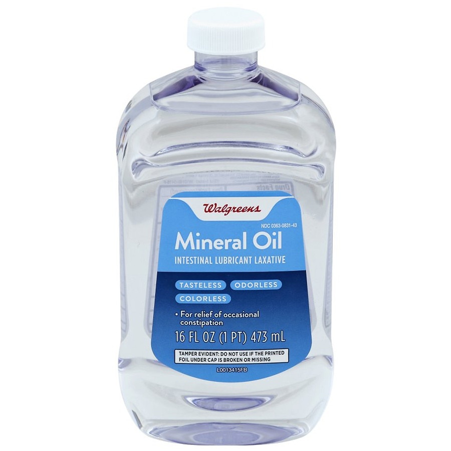 slide 1 of 1, Walgreens Mineral Oil Intestinal Lubricant Laxative, 16 fl oz