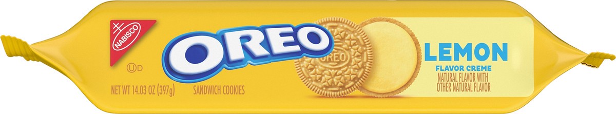 slide 13 of 14, Oreo Lemon Sandwich Cookies - 14.3 oz, 14.3 oz