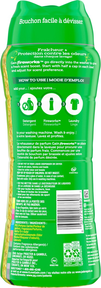 slide 4 of 7, Gain In-Wash Laundry Scent Booster, Original Scent, 18.2 OZ, Fresh Extender + Odor Protection, 1.1 lb