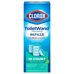 Clorox ToiletWand Disinfecting Refills Rainforest Rush Disposable Wand Heads