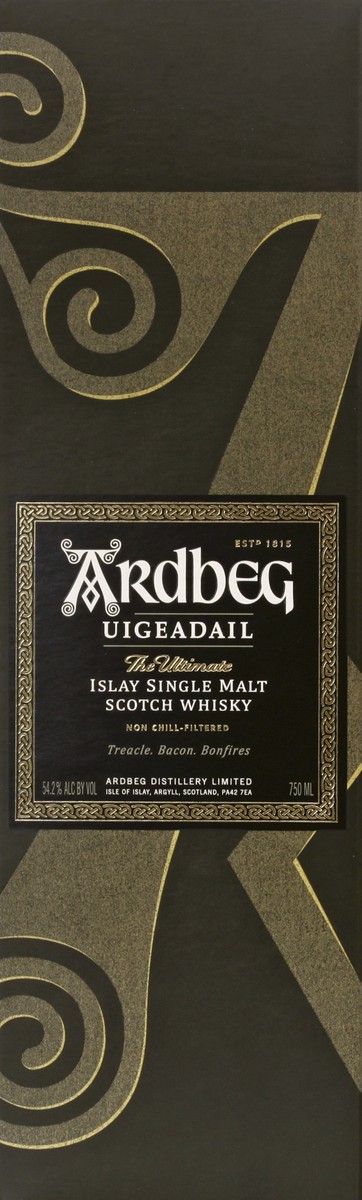 slide 1 of 9, Ardbeg Uigeadail Single Malt Scotch Whisky, 750 ml