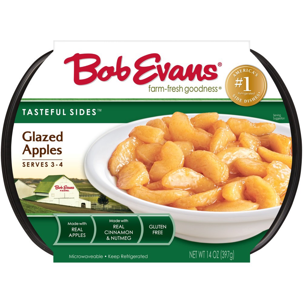 slide 1 of 9, Bob Evans Tasteful Sides Glazed Glazed Apple 14 oz, 14 oz