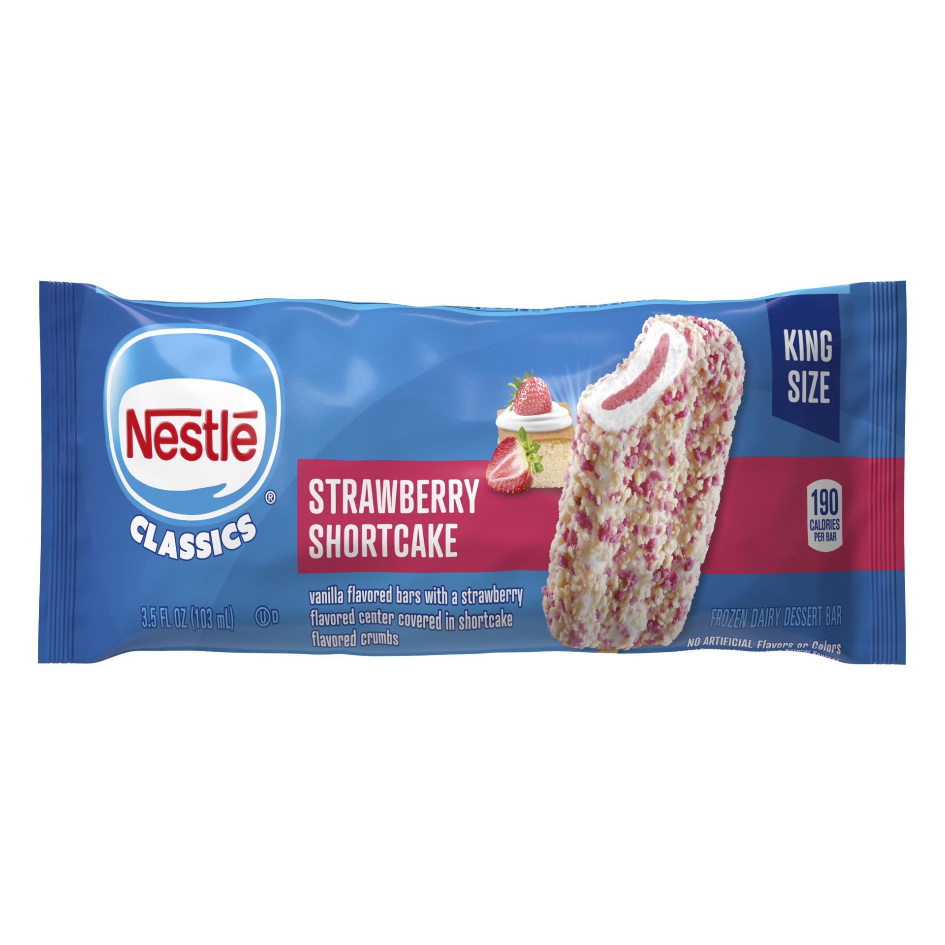 slide 1 of 2, Nestlé Strawberry Shortcake Frozen Dairy Dessert Bar, 3.5 oz