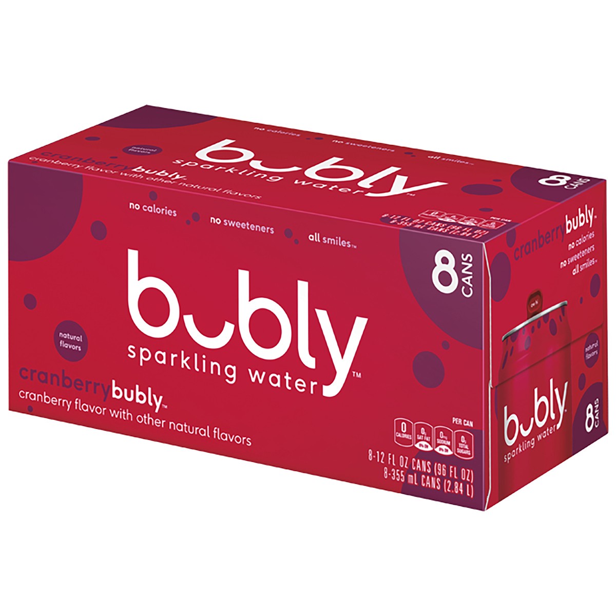 slide 3 of 6, bubly Sparkling Water - 8 ct, 8 ct