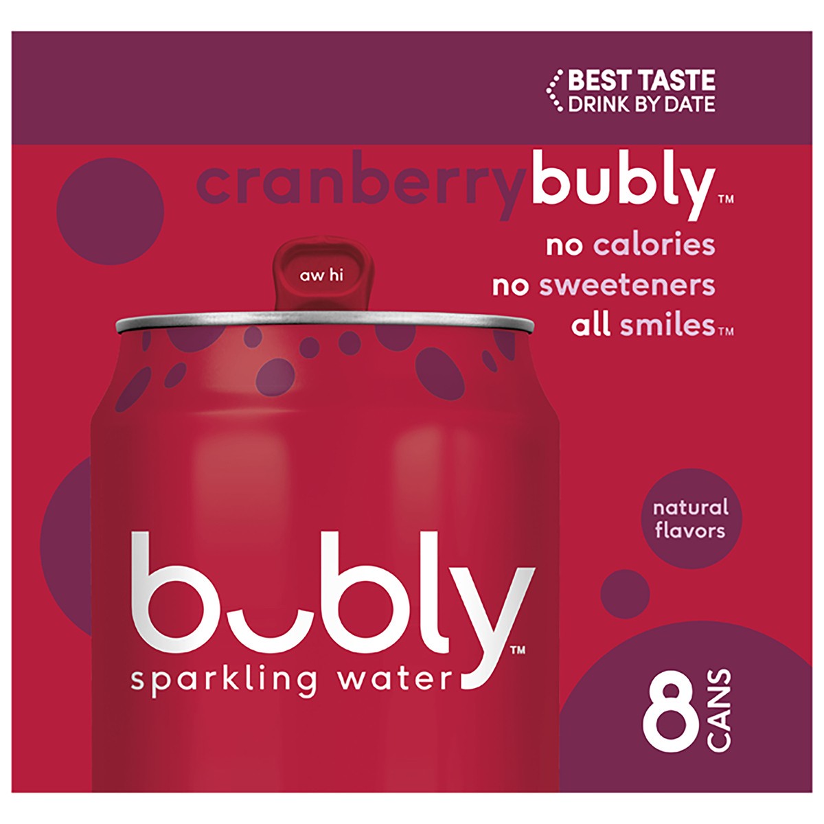 slide 6 of 6, bubly Sparkling Water - 8 ct, 8 ct