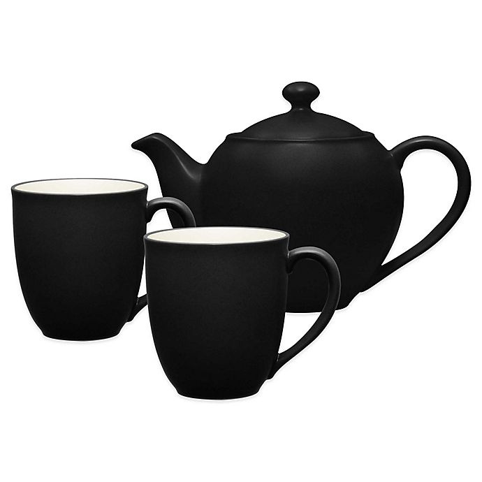 slide 1 of 1, Noritake Colorwave Tea-for-2 Set - Graphite, 3 ct