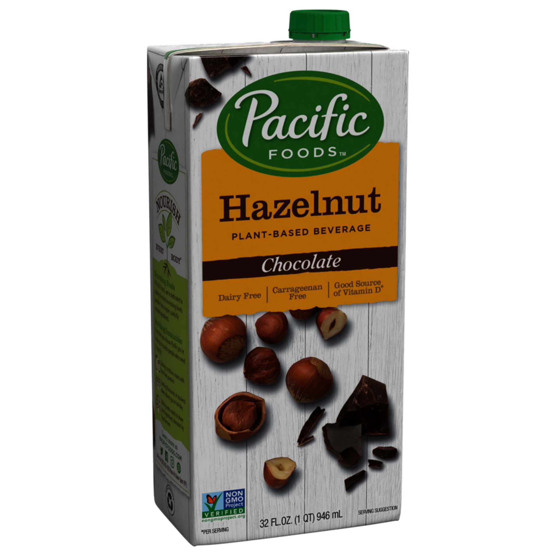 slide 1 of 5, Pacific Foods Chocolate Hazelnut Soy Milk, 32 fl oz