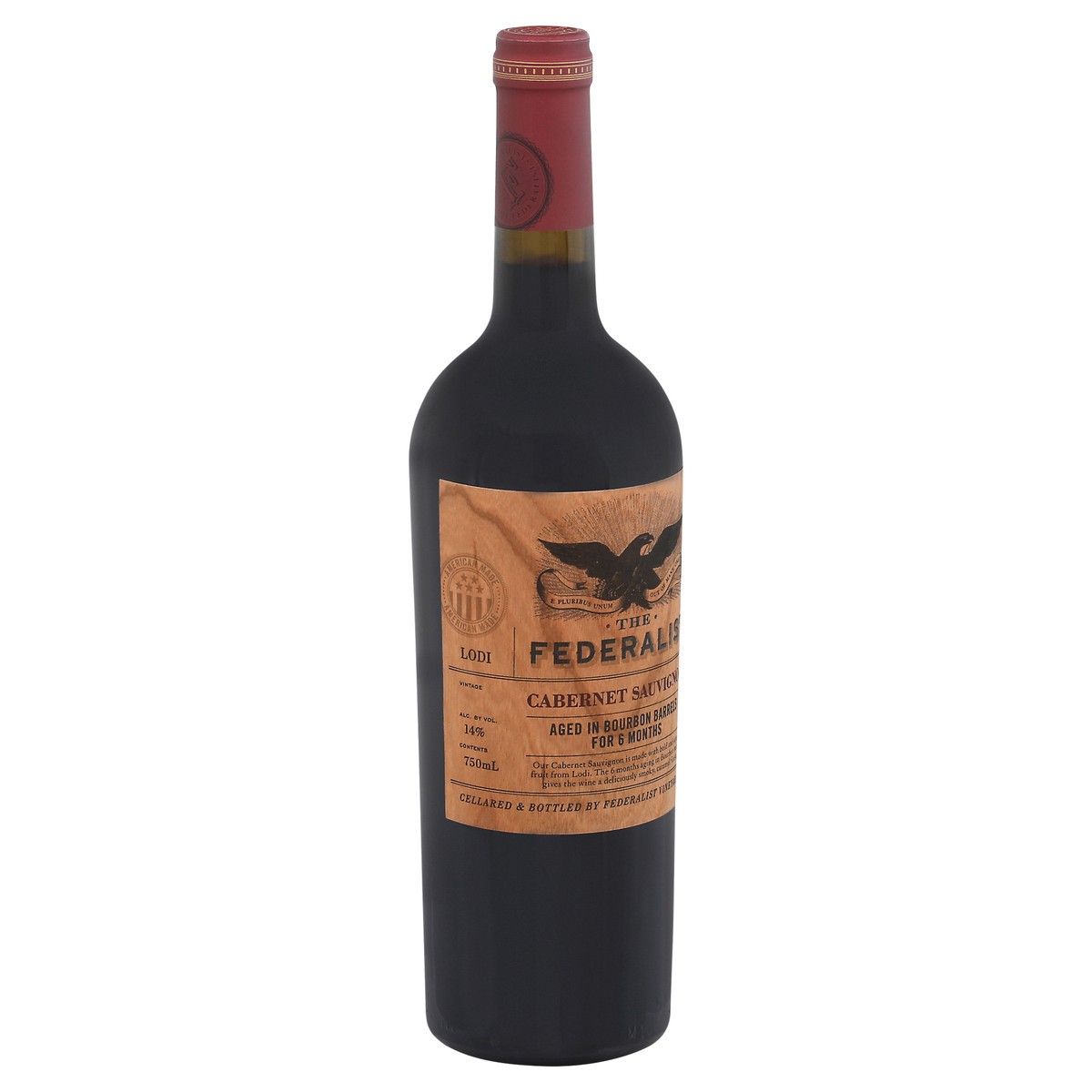 slide 5 of 11, The Federalist Cabernet Sauv Bourbon Barrel Wine, 750 ml