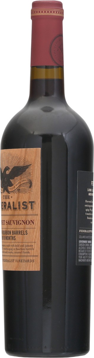 slide 9 of 11, The Federalist Cabernet Sauv Bourbon Barrel Wine, 750 ml
