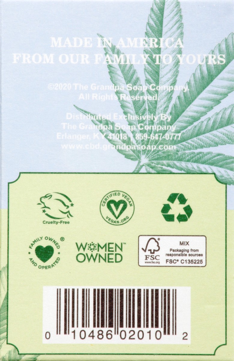 slide 7 of 12, The Grandpa Soap Co. CBD Relieve Foaming Salt Blocks 2 ea, 2 ct