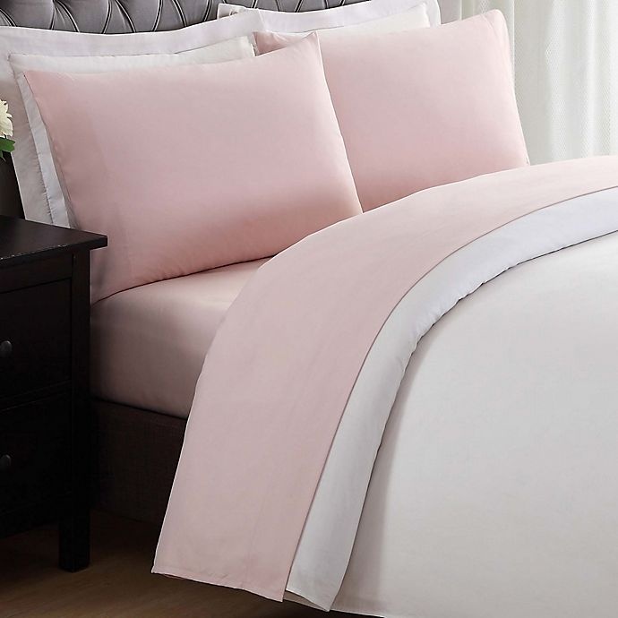 slide 1 of 3, Laura Hart Kids My World Solid Twin XL Sheet Set - Blush, 1 ct