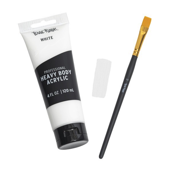 slide 5 of 5, Brea Reese Professional Heavy-Body Acrylic Paint, 4 Oz, Mars Black, 1 ct