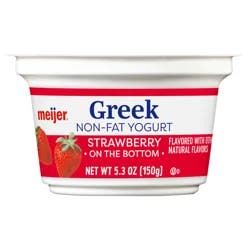 Meijer Strawberry Greek Nonfat Yogurt