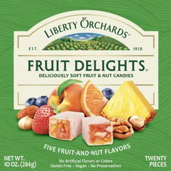 Liberty Orchards Assorted Fruit Delights Candy - 10 oz