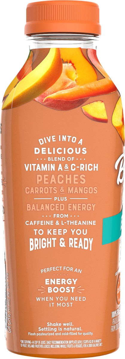 slide 4 of 5, Bolthouse Farms Energy Peach Carrot Mango Juice Smoothie 15.2 fl oz, 15.2 fl oz