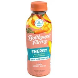 Bolthouse Farms Energy Peach Carrot Mango Juice Smoothie 15.2 fl oz