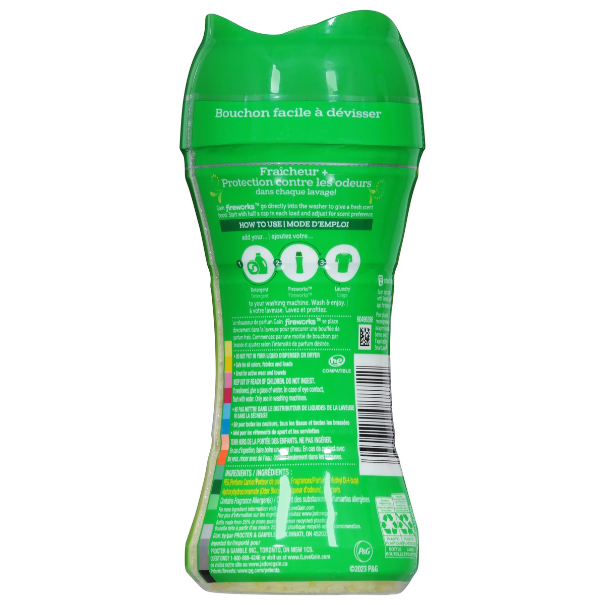 slide 3 of 13, Gain In-Wash Laundry Scent Booster, Original Scent, 5.0 OZ, Fresh Extender + Odor Protection, 5.5 oz