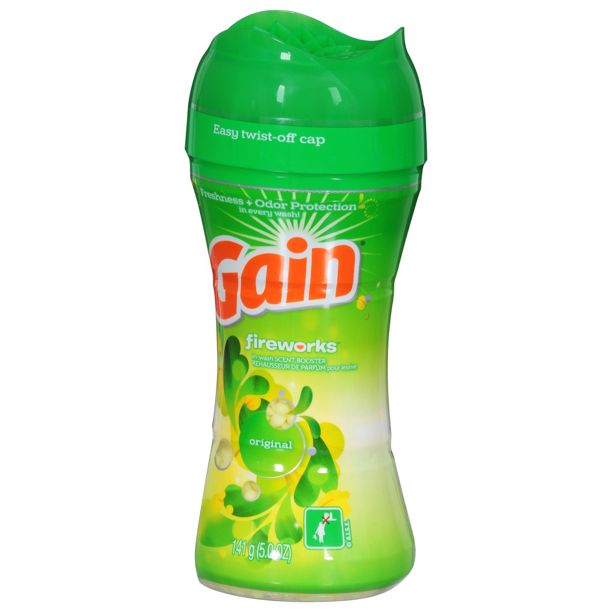 slide 5 of 13, Gain In-Wash Laundry Scent Booster, Original Scent, 5.0 OZ, Fresh Extender + Odor Protection, 5.5 oz