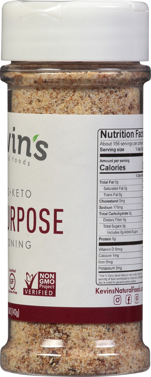 slide 2 of 9, Kevin's All-Purpose Seasoning 5 oz Bottle, 5 oz