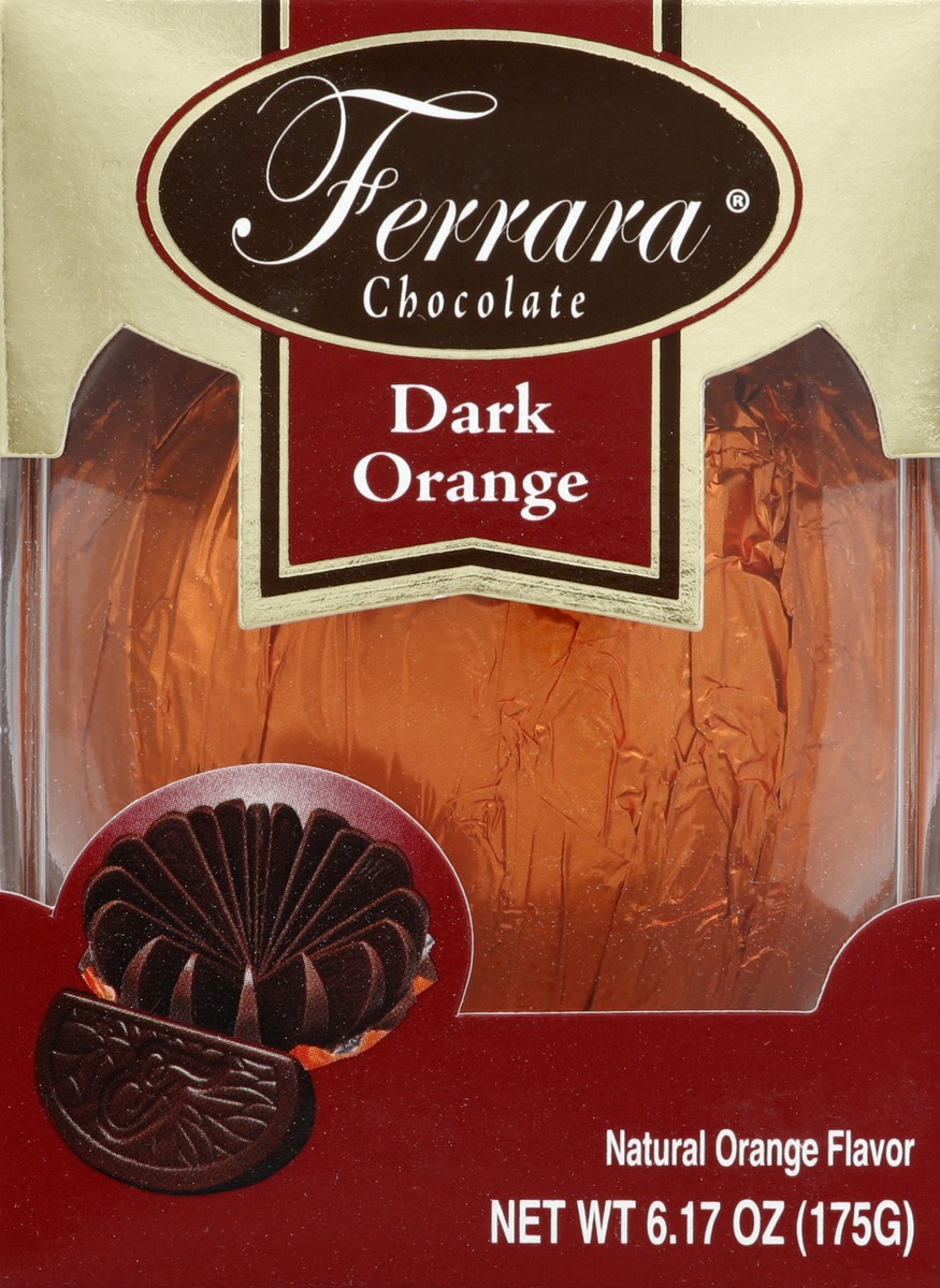 slide 4 of 4, Ferrara Dark Chocolate, Orange, 6.17 oz