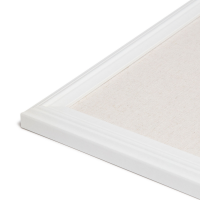 slide 6 of 7, U Brands Cork Linen Bulletin Board, 20 x 30 Inches, White Wood Frame, 20 in x 30 in