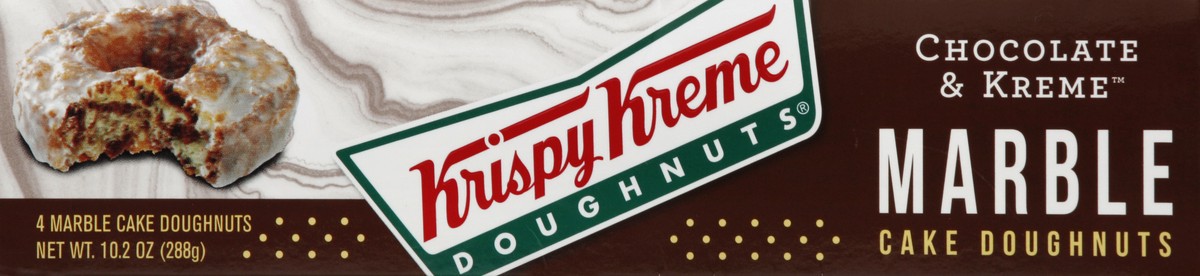 slide 4 of 4, Krispy Kreme Chocolate And Kreme Marble Cake Donut, 11.3 oz