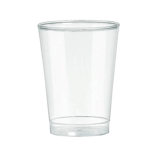 slide 1 of 1, Amscan Clear Plastic Cups, 10 oz