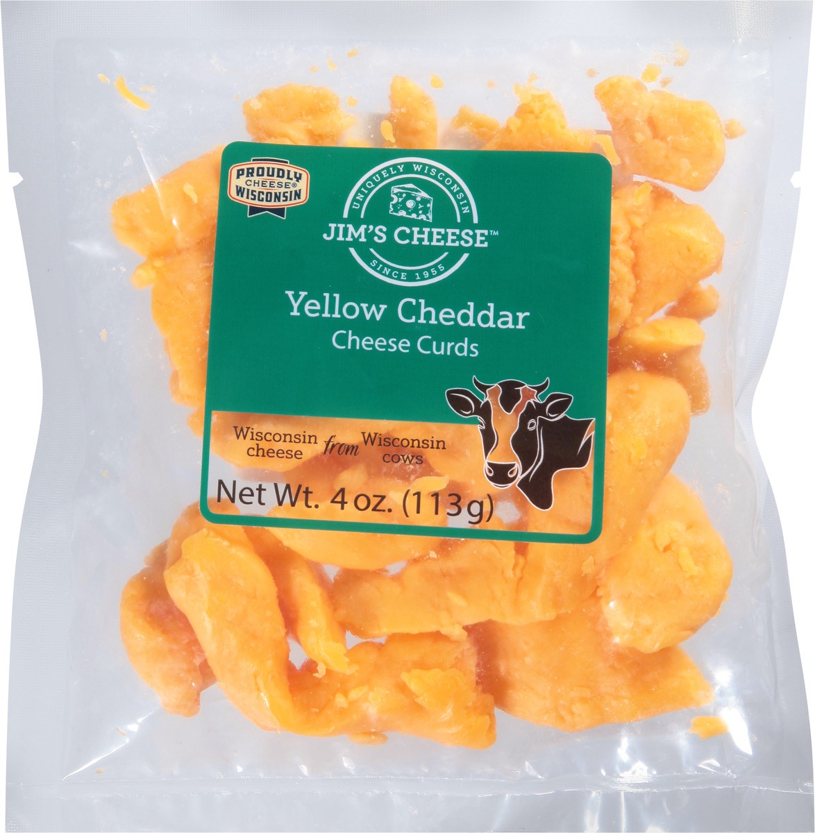 slide 3 of 9, Jim's Cheese Yellow Cheddar Cheese Curds 4 oz, 4 oz