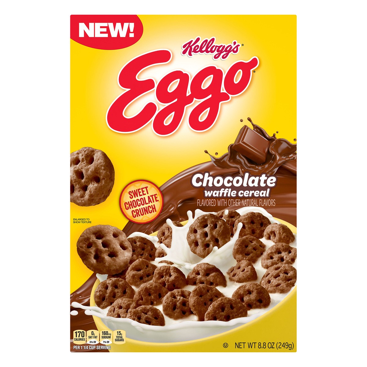 slide 1 of 5, Eggo Breakfast Cereal Chocolate, 8.8 oz, 8.8 oz