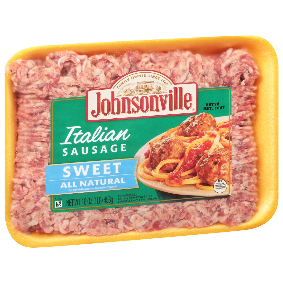slide 2 of 9, Johnsonville Sweet Italian Sausage 16 oz, 16 oz
