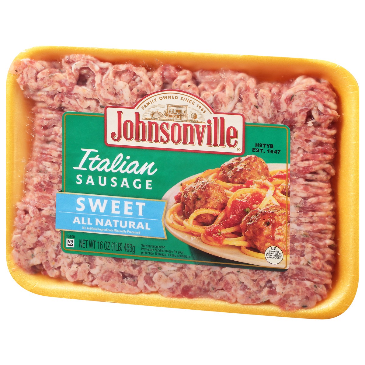 slide 3 of 9, Johnsonville Sweet Italian Sausage 16 oz, 16 oz