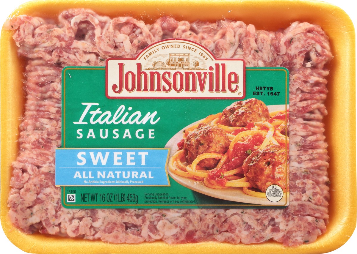 slide 6 of 9, Johnsonville Sweet Italian Sausage 16 oz, 16 oz