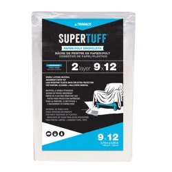 Trimaco Supertuff Plastic 2 Ply Drop Cloth
